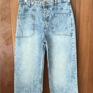 Free People Light Blue Flare Jeans